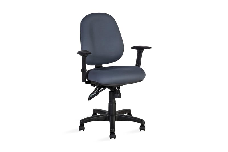 Kontorstol Saga 64x64xh955-115 cm - Grå/Svart - Møbler - Stoler & lenestoler - Kontorstol & skrivebordsstol