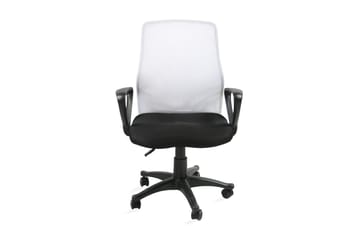 Kontorstol TREVISO 59xD58xH90-102cm svart / hvit - Møbler - Stoler & lenestoler - Kontorstol & skrivebordsstol