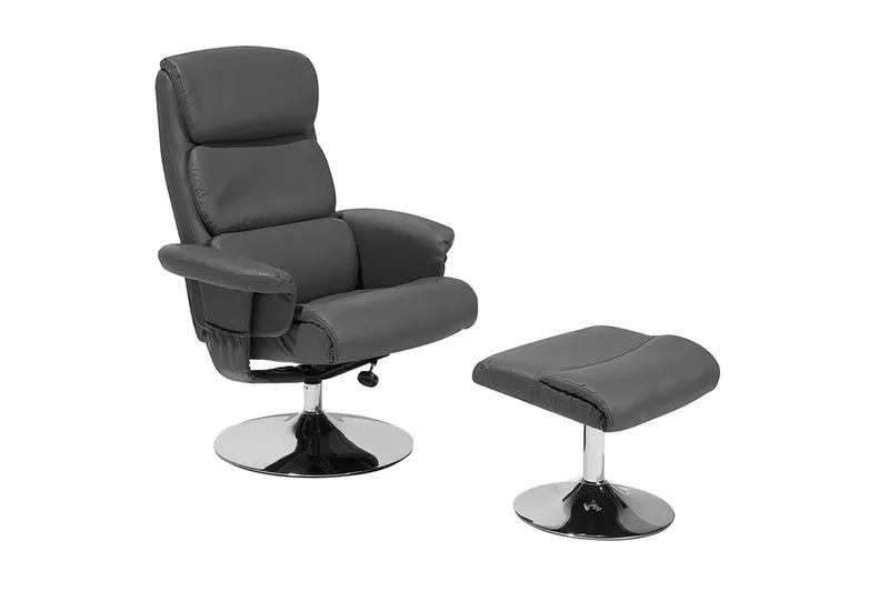 Legend Hvilstol med fotskammel, Grå