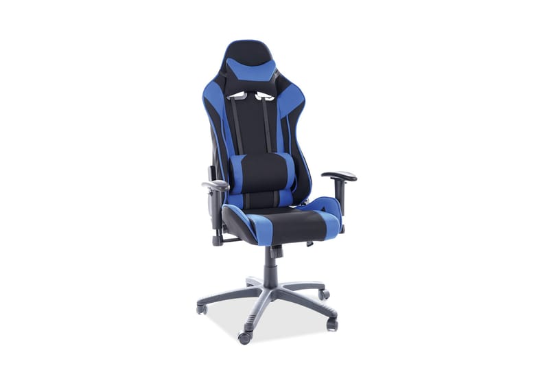 Lizarra Gamingstol Justerbar - Blå/Svart - Kontorstol & skrivebordsstol - Ergonomisk gamingstol - Gaming stol