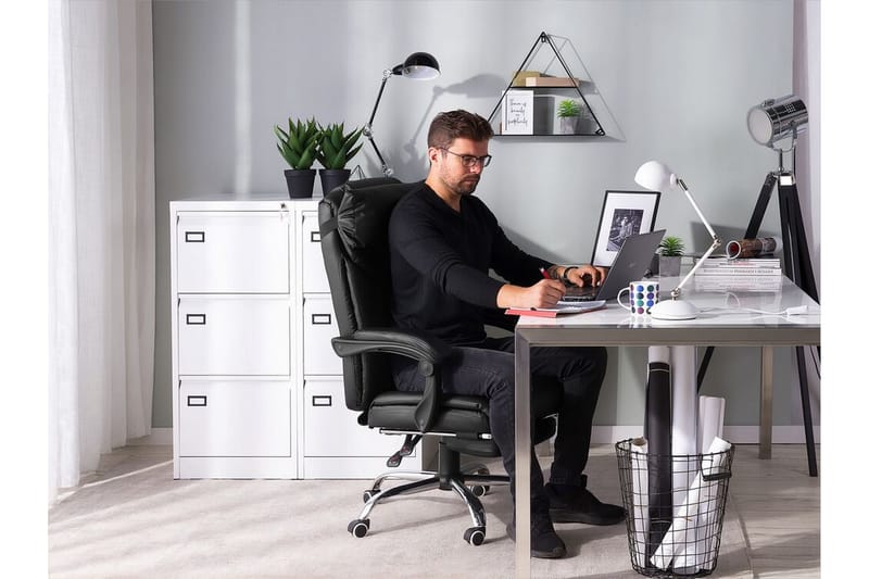 Luxury Kontorstol - Svart - Kontorstol & skrivebordsstol