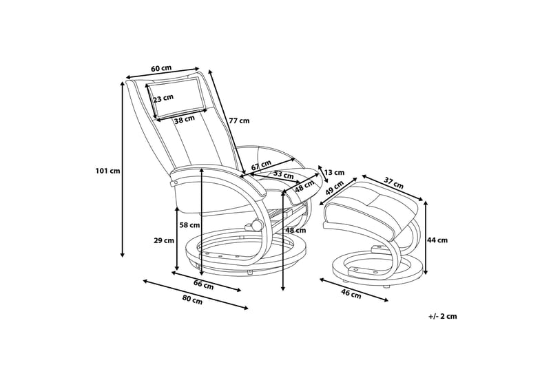Majestic Kontorstol - Beige - Møbler - Stoler & lenestoler - Lenestoler - Massasjestol
