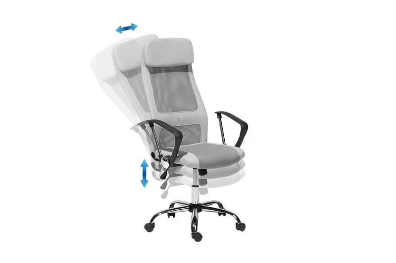 Pioneer Kontorstol - Grå - Møbler - Stoler & lenestoler - Kontorstol & skrivebordsstol