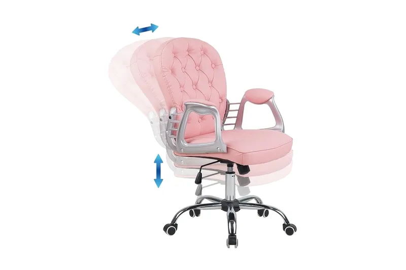 Princess Kontorstol - Rosa - Møbler - Stoler & lenestoler - Kontorstol & skrivebordsstol