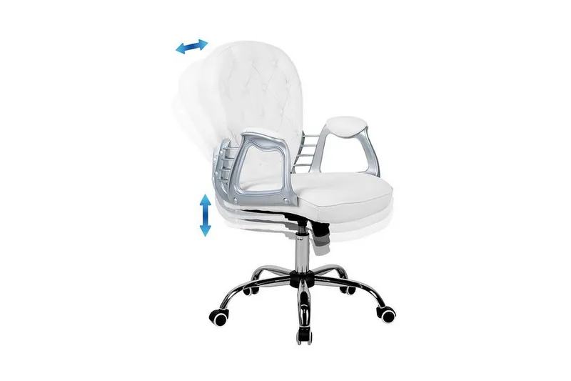 Princess Kontorstol - Sølv - Møbler - Stoler & lenestoler - Kontorstol & skrivebordsstol