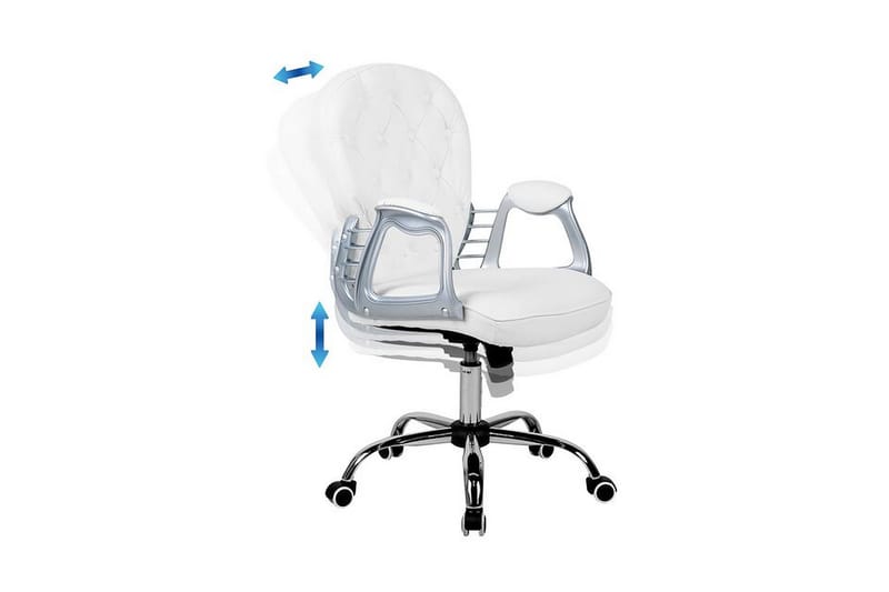 Princess Kontorstol - Sølv - Møbler - Stoler & lenestoler - Kontorstol & skrivebordsstol