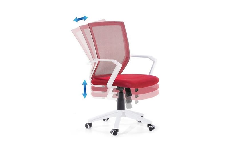 Relief Kontorstol - Rød - Møbler - Stoler & lenestoler - Kontorstol & skrivebordsstol