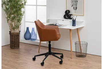 Samlar Kontorstol Vintage - Brun/Svart - Møbler - Stoler & lenestoler - Kontorstol & skrivebordsstol