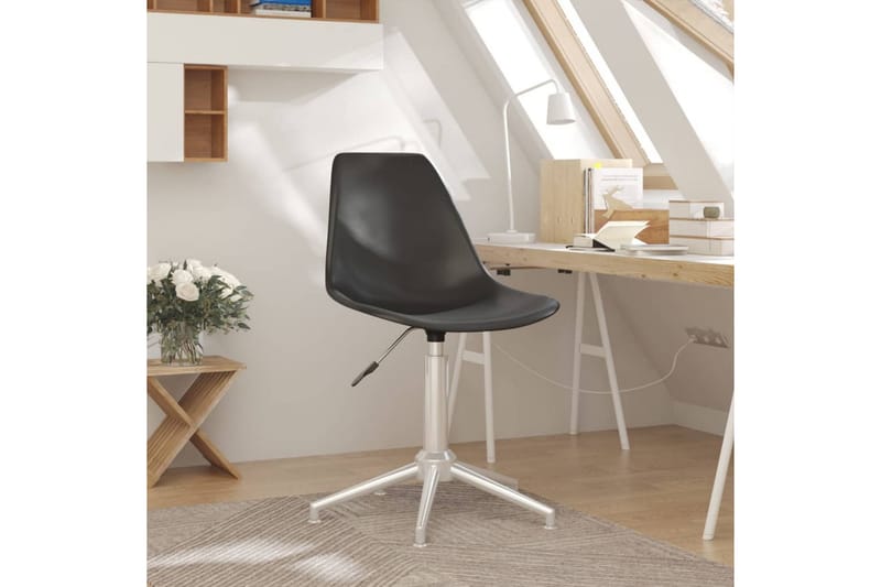Svingbar kontorstol lysegrå PP - Grå - Kontorstol & skrivebordsstol