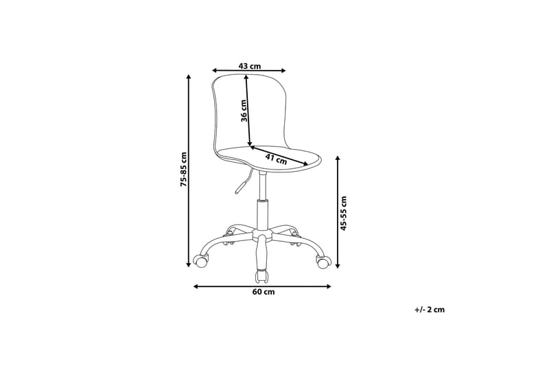 Vamo Kontorstol - Hvit - Møbler - Stoler & lenestoler - Kontorstol & skrivebordsstol