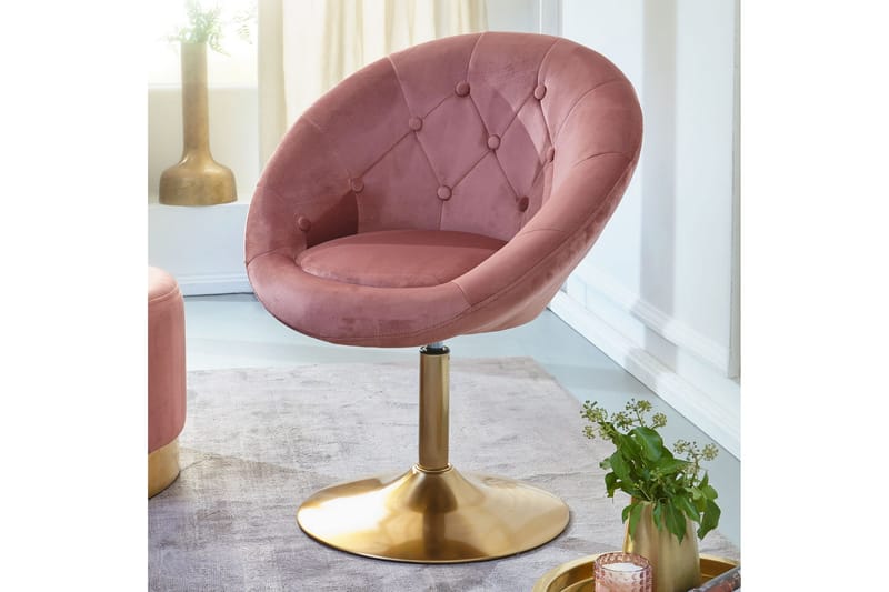 Willowdale kontorstol - Mørkerosa / gull - Møbler - Stoler & lenestoler - Kontorstol & skrivebordsstol