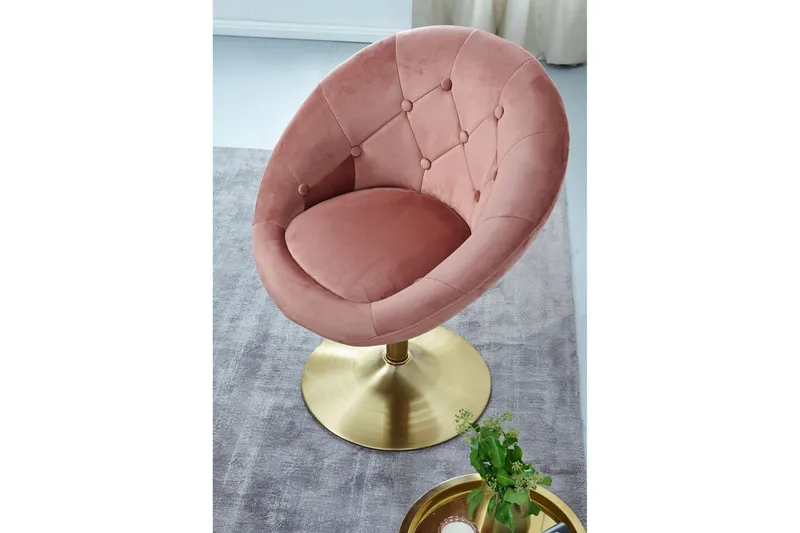 Willowdale kontorstol - Mørkerosa / gull - Møbler - Stoler & lenestoler - Kontorstol & skrivebordsstol