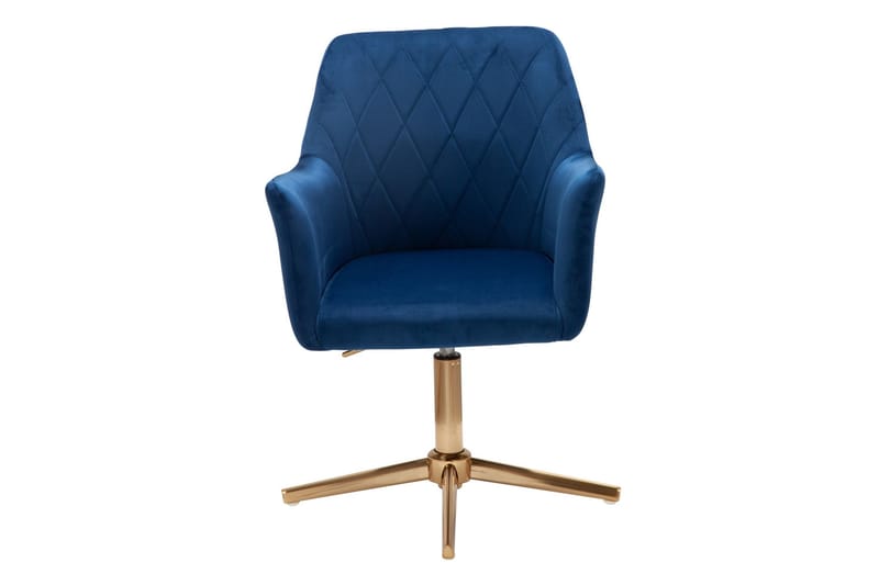 Willowdale kontorstol med armlener - Mørkeblå / gull - Møbler - Stoler & lenestoler - Kontorstol & skrivebordsstol