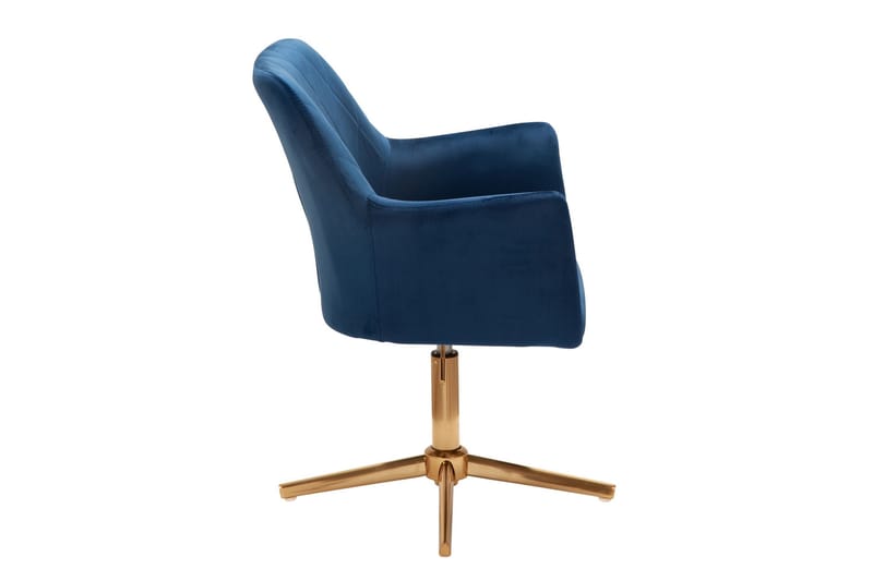 Willowdale kontorstol med armlener - Mørkeblå / gull - Møbler - Stoler & lenestoler - Kontorstol & skrivebordsstol