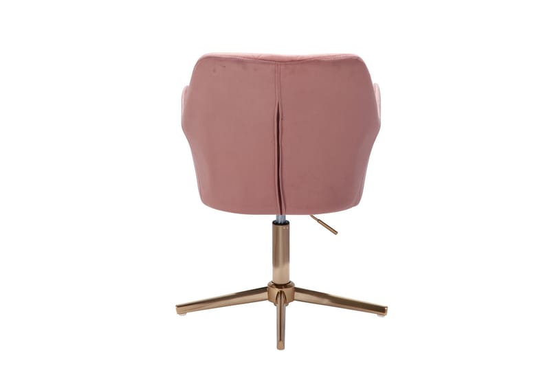 Willowdale kontorstol med armlener - Rosa / Gull - Møbler - Stoler & lenestoler - Kontorstol & skrivebordsstol