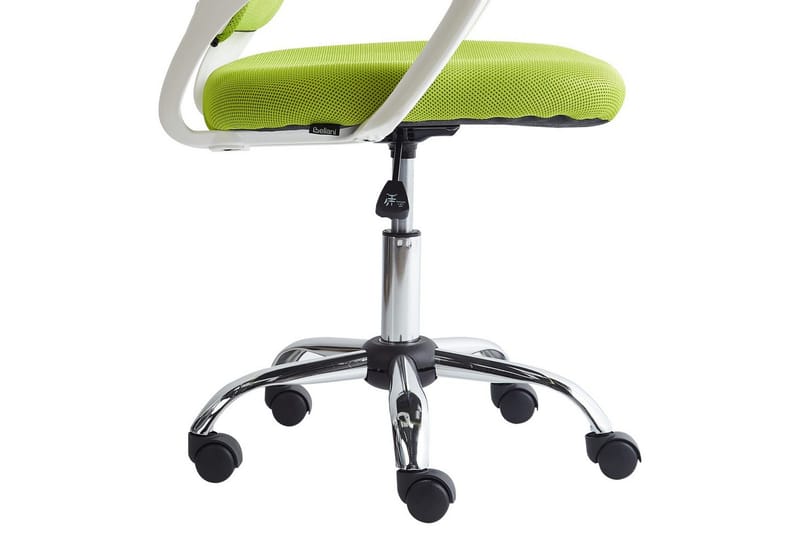 Kontorstol Solid - Grønn, sølv, hvit, Grønn, Sølv, Hvit - Møbler - Stoler & lenestoler - Kontorstol & skrivebordsstol