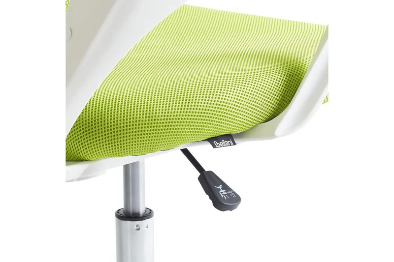 Kontorstol Solid - Grønn, sølv, hvit, Grønn, Sølv, Hvit - Møbler - Stoler & lenestoler - Kontorstol & skrivebordsstol