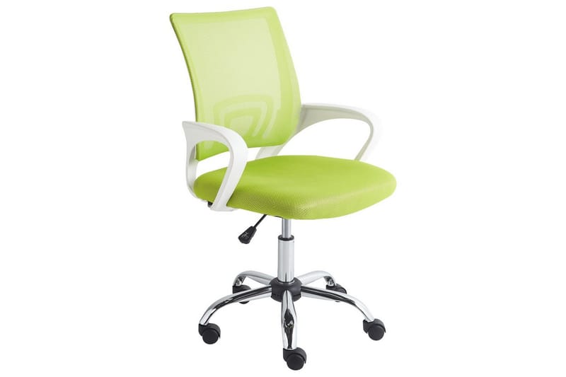 Kontorstol Solid, Grønn, sølv, hvit, Grønn, Sølv, Hvit