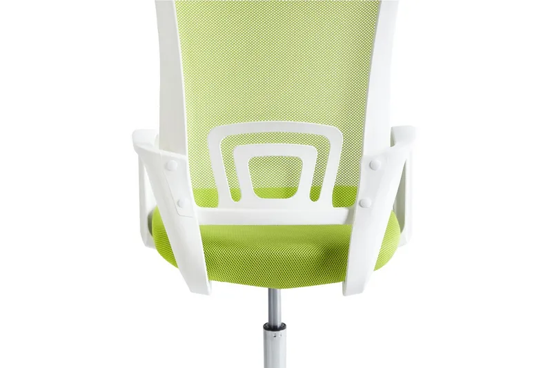 Kontorstol Solid - Grønn, sølv, hvit, Grønn, Sølv, Hvit - Møbler - Stoler & lenestoler - Kontorstol & skrivebordsstol