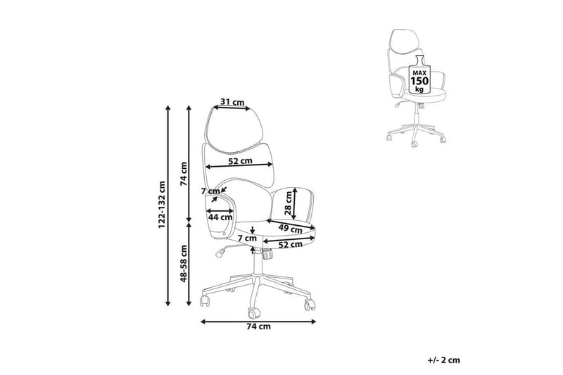 Kontorstol Splendid - Møbler - Stoler & lenestoler - Kontorstol & skrivebordsstol