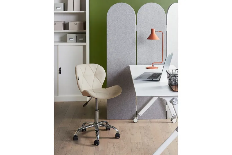 Kontorstol Valetta Beige - Beige - Møbler - Stoler & lenestoler - Kontorstol & skrivebordsstol