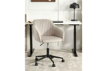 Kontorstol Venice Beige/svart - Beige/svart - Møbler - Stoler & lenestoler - Kontorstol & skrivebordsstol