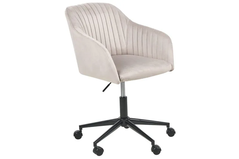 Kontorstol Venice Beige/svart, Beige/svart