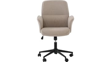 Kontorstol Ylvara Lav Rygg - Beige - Møbler - Stoler & lenestoler - Kontorstol & skrivebordsstol