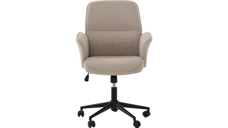 Kontorstol Ylvara Lav Rygg - Beige - Møbler - Stoler & lenestoler - Kontorstol & skrivebordsstol