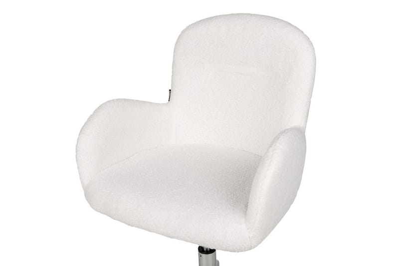 Kontorstol Priddy Hvit/Sølv - Hvit/Sølv - Møbler - Stoler & lenestoler - Kontorstol & skrivebordsstol