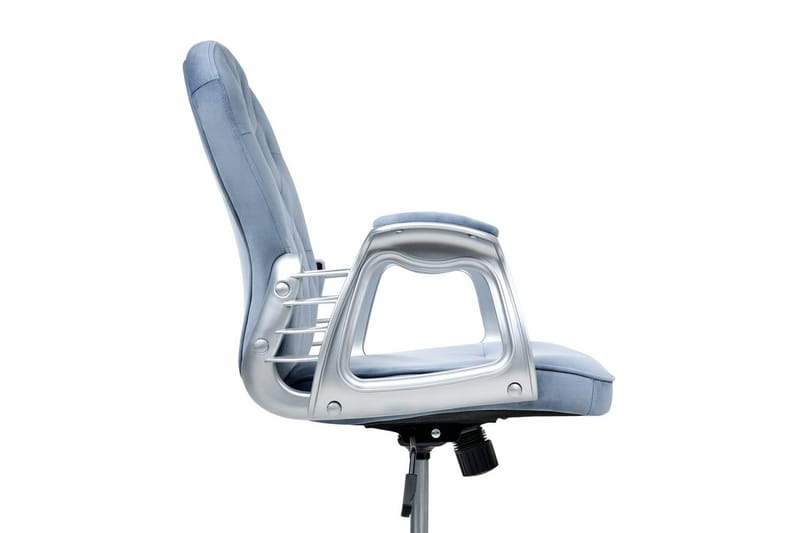 Kontorstol Princess - Blå, Sølv, Svart - Møbler - Stoler & lenestoler - Kontorstol & skrivebordsstol