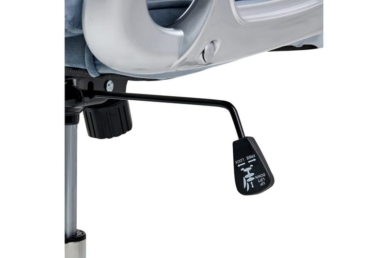 Kontorstol Princess - Blå, Sølv, Svart - Møbler - Stoler & lenestoler - Kontorstol & skrivebordsstol