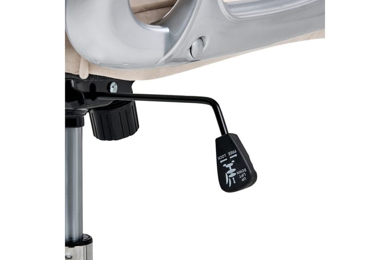 Kontorstol Princess - Beige, Sølv, Svart - Møbler - Stoler & lenestoler - Kontorstol & skrivebordsstol