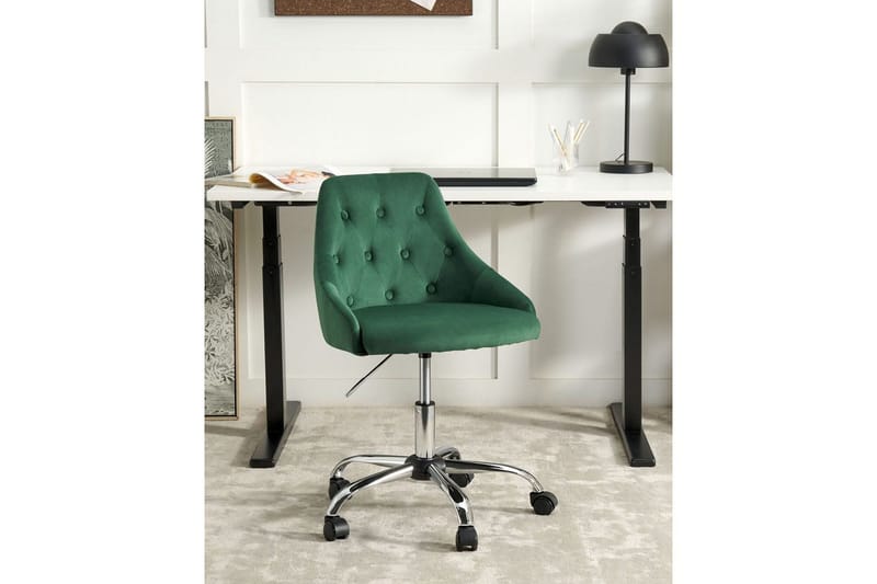 Kontorstol Parrish Grønn/svart/sølv - Grønn/svart/sølv - Møbler - Stoler & lenestoler - Kontorstol & skrivebordsstol