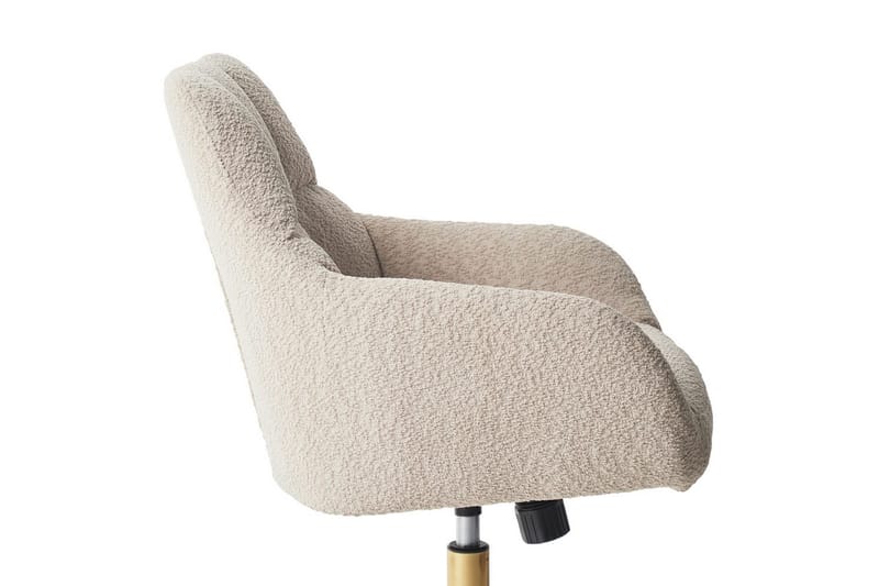 Kontorstol Palmdale Beige/svart/gull - Beige/svart/gull - Møbler - Stoler & lenestoler - Kontorstol & skrivebordsstol