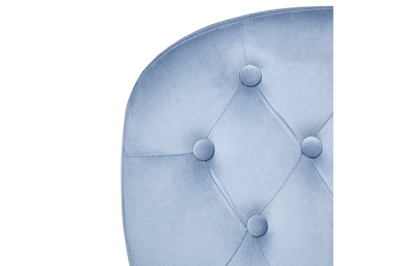 Kontorstol Princess - Blå, Sølv, Svart - Møbler - Stoler & lenestoler - Kontorstol & skrivebordsstol