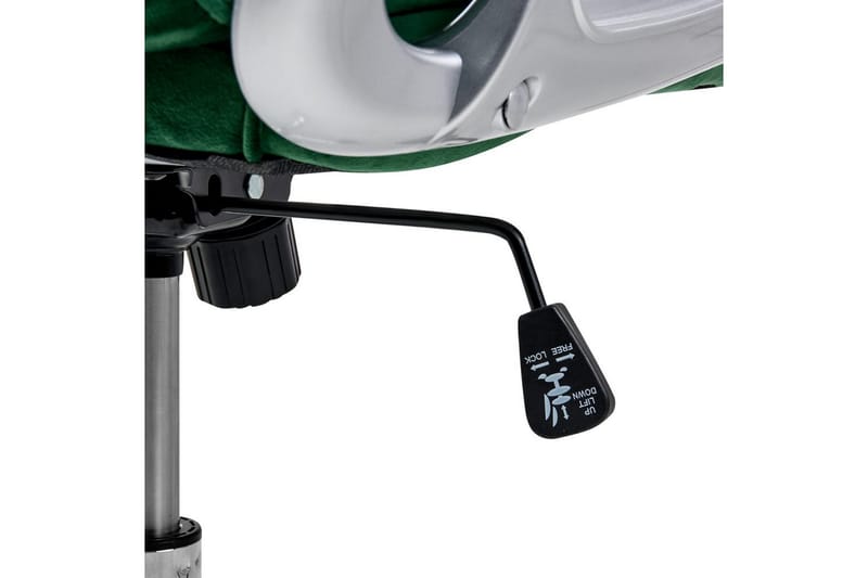 Kontorstol Princess - Grønn, sølv, svart, Grønn, Sølv, Svart - Møbler - Stoler & lenestoler - Kontorstol & skrivebordsstol