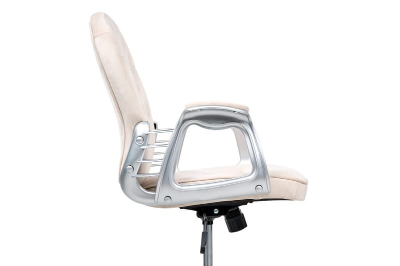 Kontorstol Princess - Beige, Sølv, Svart - Møbler - Stoler & lenestoler - Kontorstol & skrivebordsstol