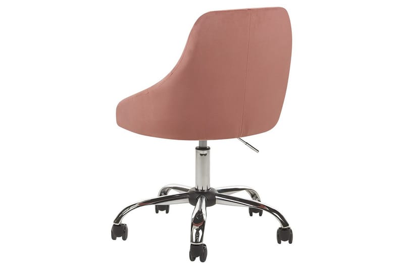 Kontorstol Parrish Rosa/svart/sølv - Rosa/svart/sølv - Møbler - Stoler & lenestoler - Kontorstol & skrivebordsstol