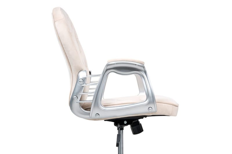 Kontorstol Princess - Beige, Sølv, Svart - Møbler - Stoler & lenestoler - Kontorstol & skrivebordsstol