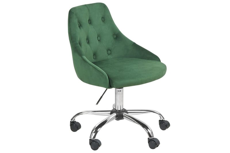 Kontorstol Parrish Grønn/svart/sølv - Grønn/svart/sølv - Møbler - Stoler & lenestoler - Kontorstol & skrivebordsstol