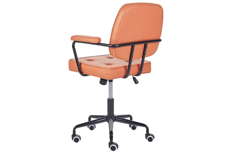 Kontorstol Pawnee Oransje/Svart - Oransje/Svart - Møbler - Stoler & lenestoler - Kontorstol & skrivebordsstol