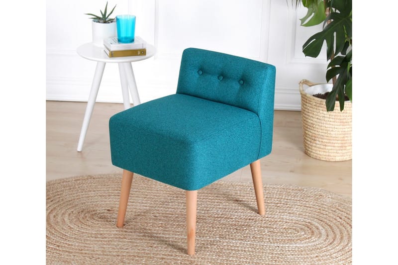 Anaro Sittepuff 43 cm Rektangulær - Grønn - Møbler - Stoler & lenestoler - Krakk - Puff