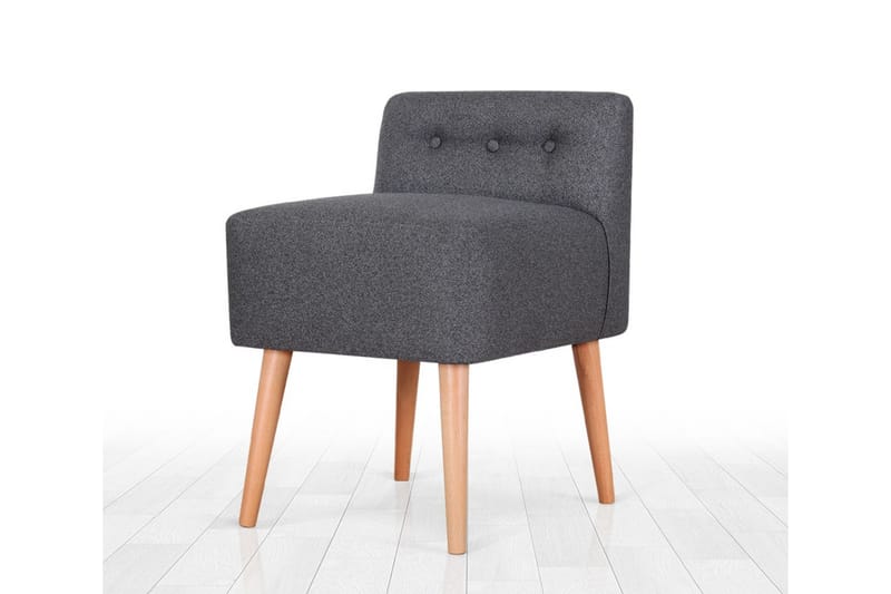 Anaro Sittepuff 43 cm Rektangulær - Grå - Møbler - Stoler & lenestoler - Krakk - Puff