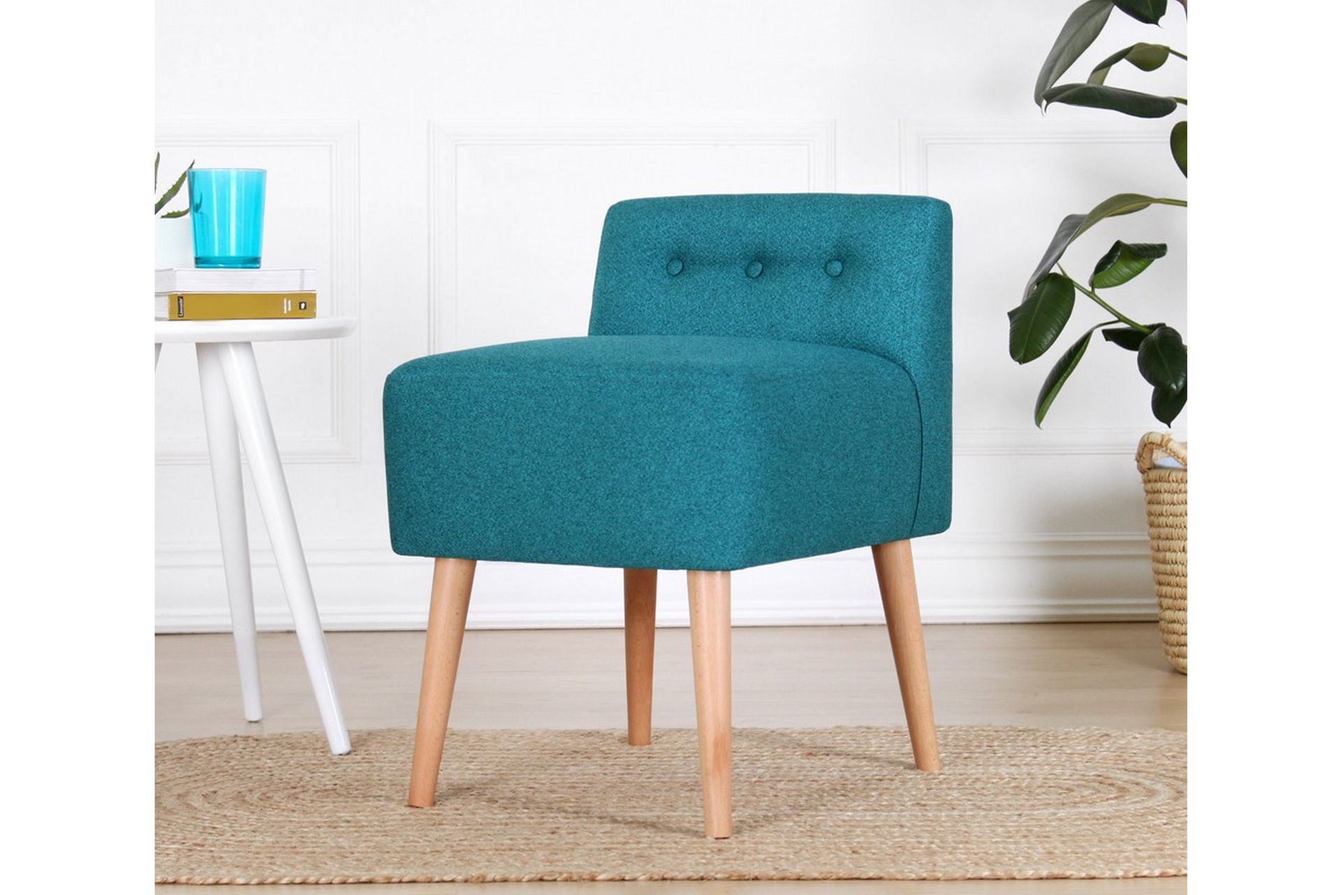 Anaro Sittepuff 43 cm Rektangulær - Grønn - Møbler - Stoler & lenestoler - Krakk - Puff