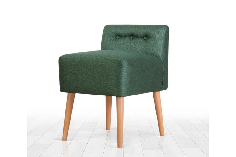 Anaro Sittepuff 43 cm Rektangulær - Mørkegrønn - Møbler - Stoler & lenestoler - Krakk - Puff