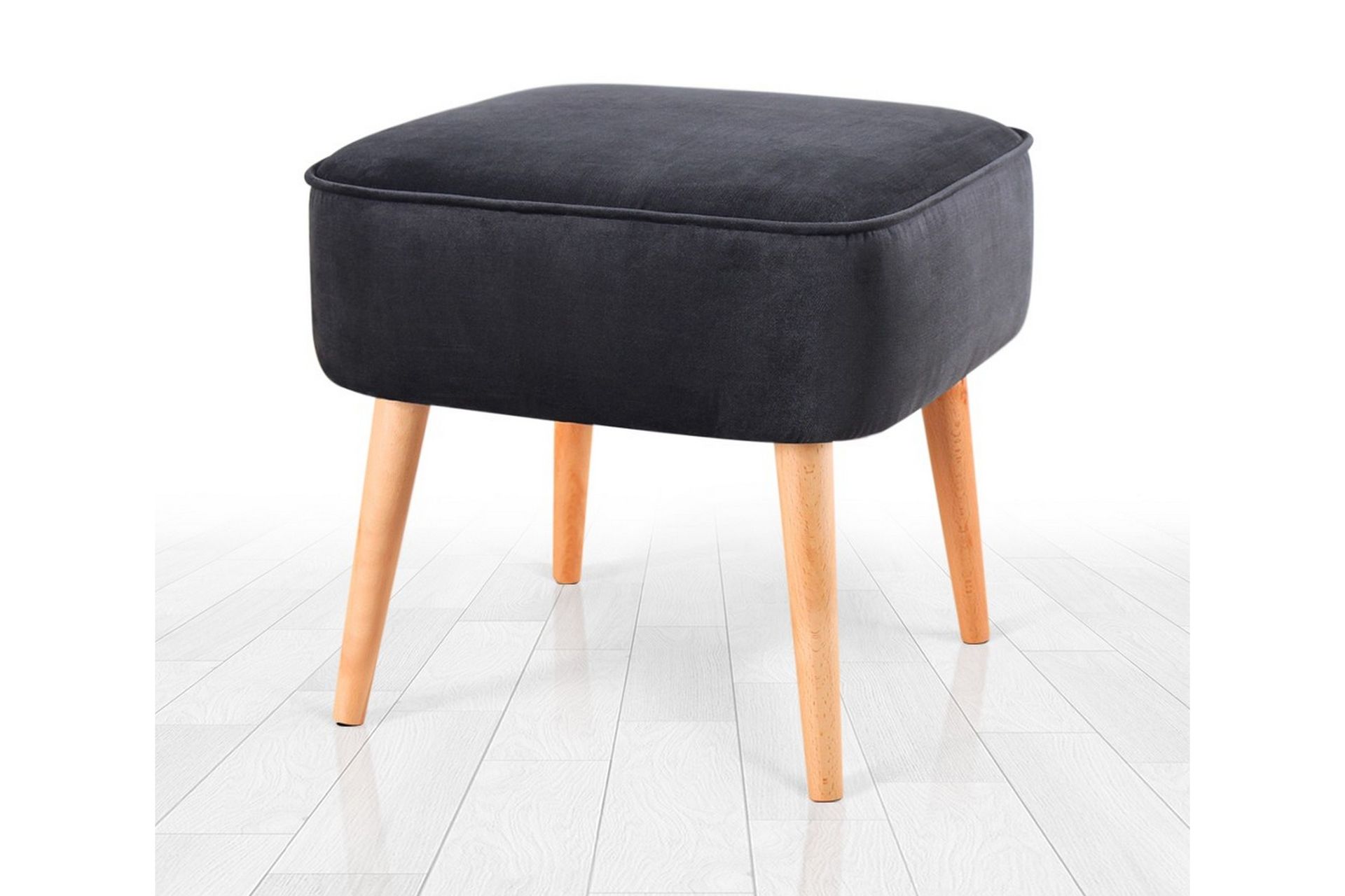 Anaro Sittepuff 45 cm Rektangulær - Mørkegrå - Møbler - Stoler & lenestoler - Krakk - Puff