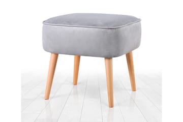 Anaro Sittepuff 45 cm Rektangulær - Lys grå - Møbler - Stoler & lenestoler - Krakk - Puff