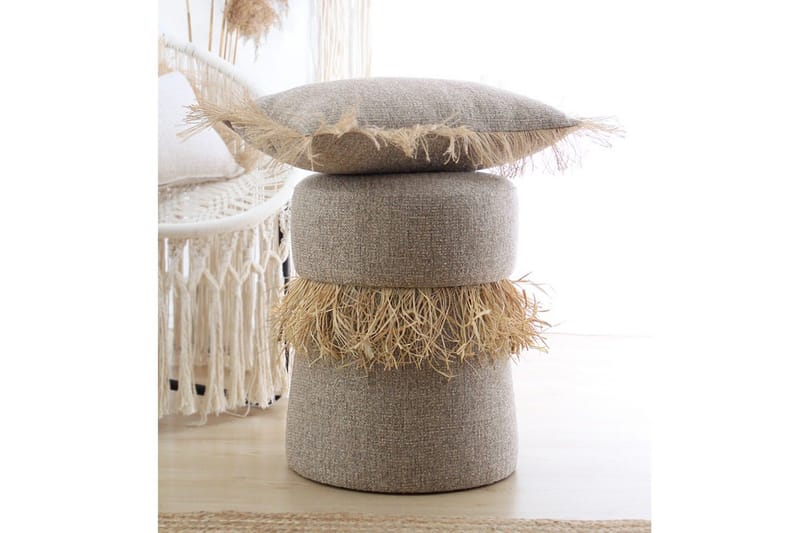 Anaro Sittepuff Rund - Brun - Møbler - Stoler & lenestoler - Krakk - Puff