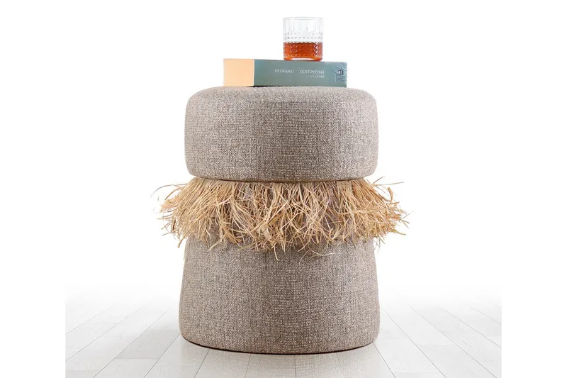 Anaro Sittepuff Rund, Brun